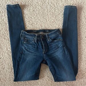 Adriano Goldschmied "The Legging" dark blue skinny jeans Size 24 regular